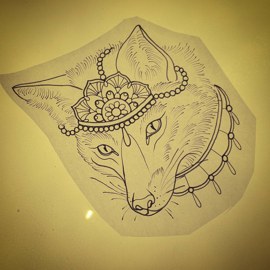 A foxxy loxxy I'd love to tattoo on someone. Inbox me for serious inquiries!