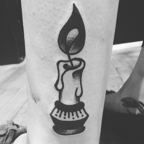 Threw this candle up on Em tonight. #smokemdead #steadfasttattoo .
.
.
.
.
((¥))
#tattoos #btattooing #blackworkerssubmission #iblackwork #blackwork #blackworkers #inkstinctsubmission #blacktraditionals #BLACKTATTOOMAG #blxckink #tttism #TTTpublishing #greatattoo #blackflashwork #TattooLife #darkartists #blackworkershero #wiilsubmission #dot.work.ink #traditionaltattoo #onlythedarkest