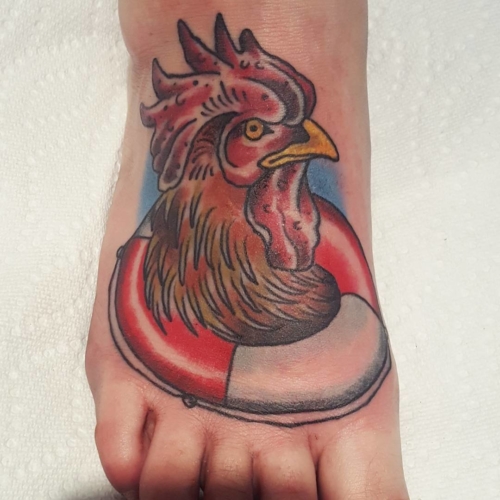 I put a cock on a foot... yhanks Kayleigh!