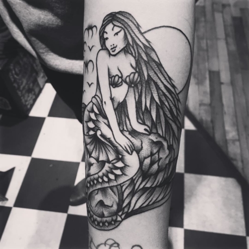 Mermaid for the awesome @jordy4687 🙌🏼 #smokemdead #steadfasttattoo
.
.
.
.
.
((¥))
#mermaidtattoo #tattoos #btattooing #blackworkerssubmission #iblackwork #blackwork #blackworkers #inkstinctsubmission #blacktraditionals #BLACKTATTOOMAG #blxckink #tttism #TTTpublishing #greatattoo #blackflashwork #TattooLife #darkartists #blackworkershero #wiilsubmission #traditionaltattoo #onlythedarkest #blackandgrey #occultarcana #tattoolife #oldlines #TAOT #nowash