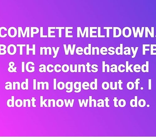 @instagram my account was Wednesday_westwood but now it's been hacked under ahmadsy_____2000 . Please help