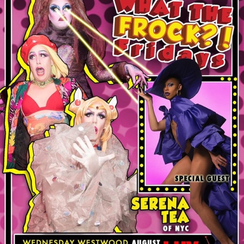 There is a particular gaggle of very young queens from NYC who grew up there, that I just absolutely adore. They are so fresh and fierce and we are lucky enough to have one them at our August WHAT THE FROCK?! Fridays show! Rochester, get ready @serenateanyc! Also @spookytoots is back!  @veronicalace6925