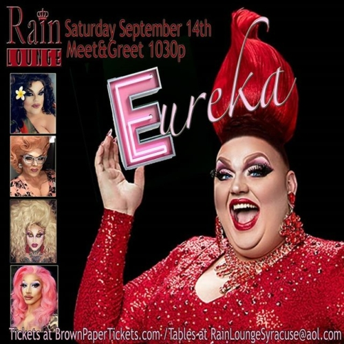 This saturday! Rain Lounge! @eurekaohara @dariennelake @mrskashadavis @thedaphneyork